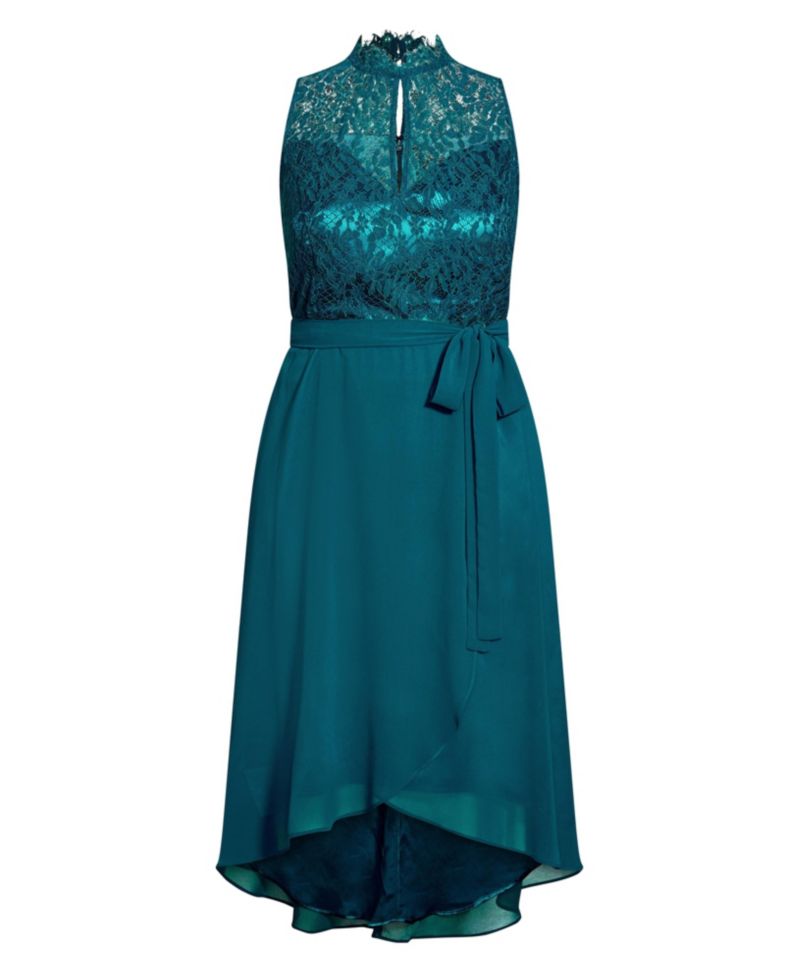 Women's Plus Size Hi Lo Lover Sweetheart Dress