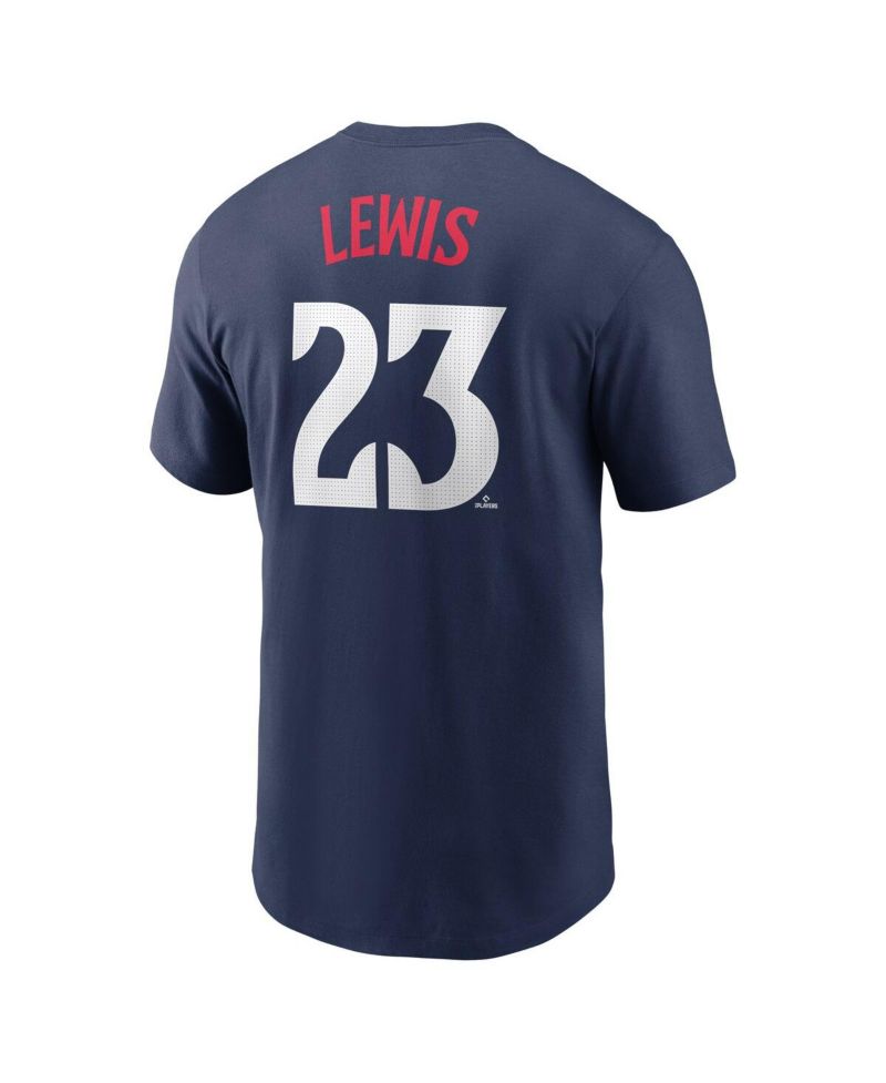 Men's Royce Lewis Navy Minnesota Twins Fuse Name & Number T-Shirt