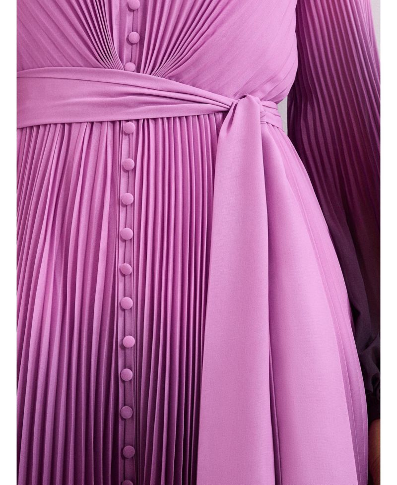 Women's Mira Ombre Tie Waist Midi Dress