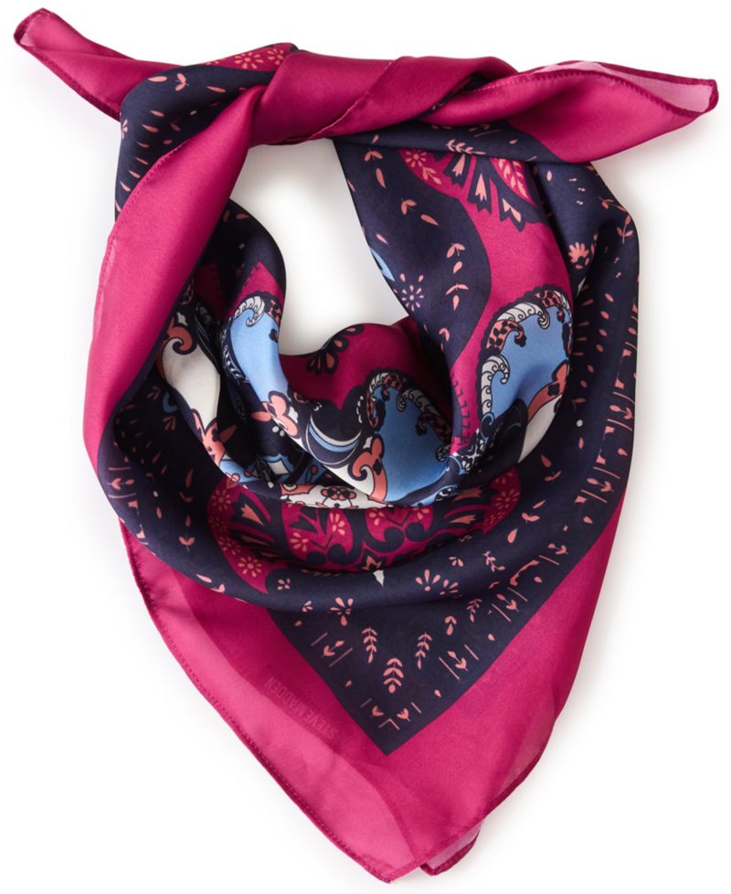 Vintage-Inspired Bandana Square Scarf