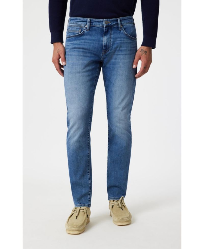 Men's Jake Regular Rise Skinny Leg In Mid Brushed Nashville
