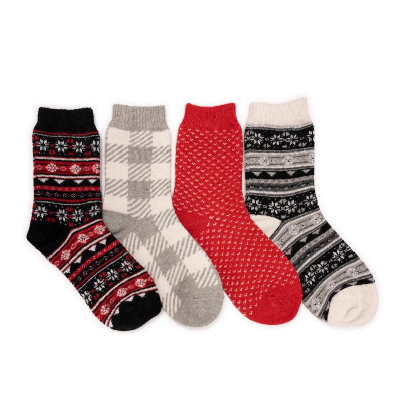 Women's 4 Pack Holiday Boot Socks