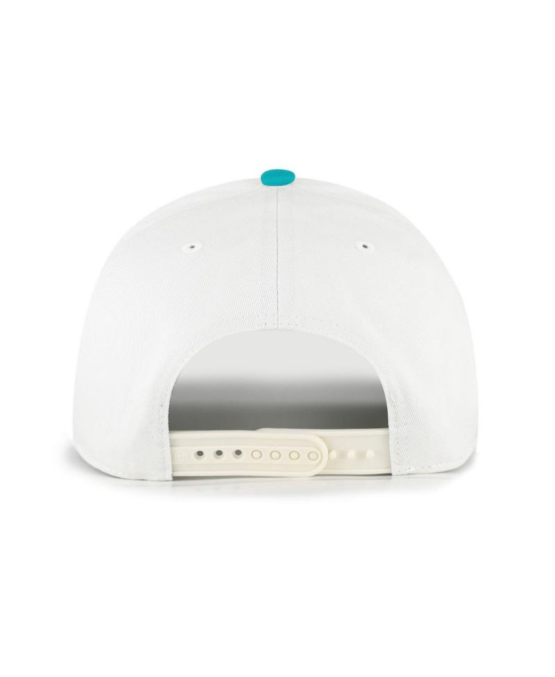 Men's White Miami Dolphins Contemporary Two-Tone Hitch Adjustable Hat