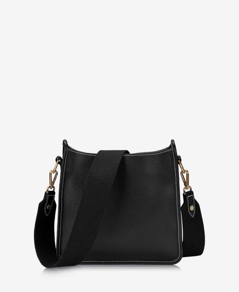 Elle Pebble Leather Crossbody Bag