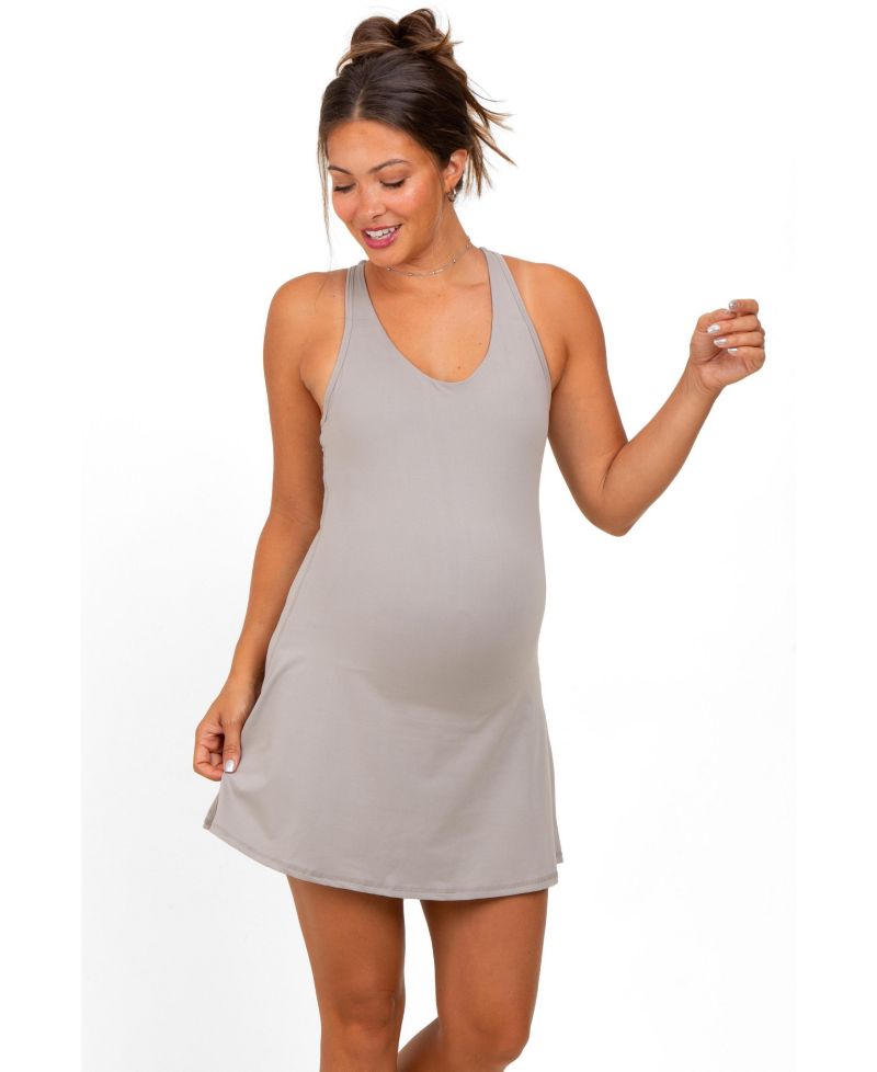 Women's Tennis Racerback Romper Dress