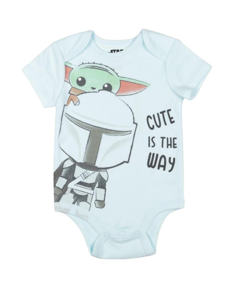 Baby Boys (0-24 Months) 5-Pack Chewbacca Short-Sleeve Bodysuits