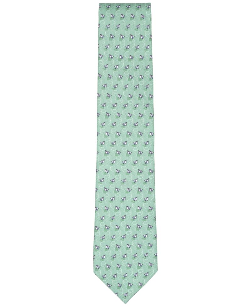 Men's Paper Plane Classic Silk Tie