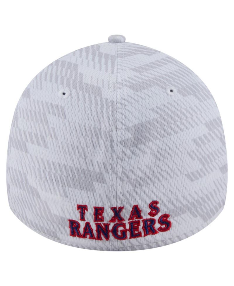 Men's White Texas Rangers Graded 39THIRTY Stretch Fit Hat