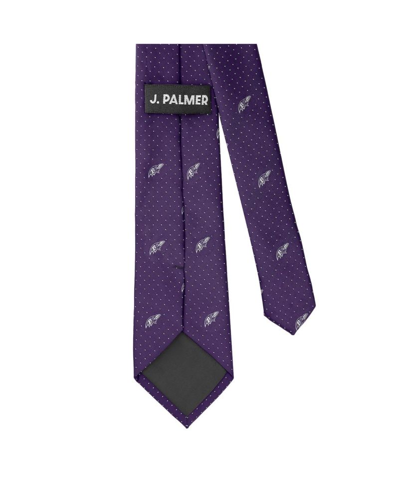 Men's Baltimore Ravens Game Day Polka Dot Tie