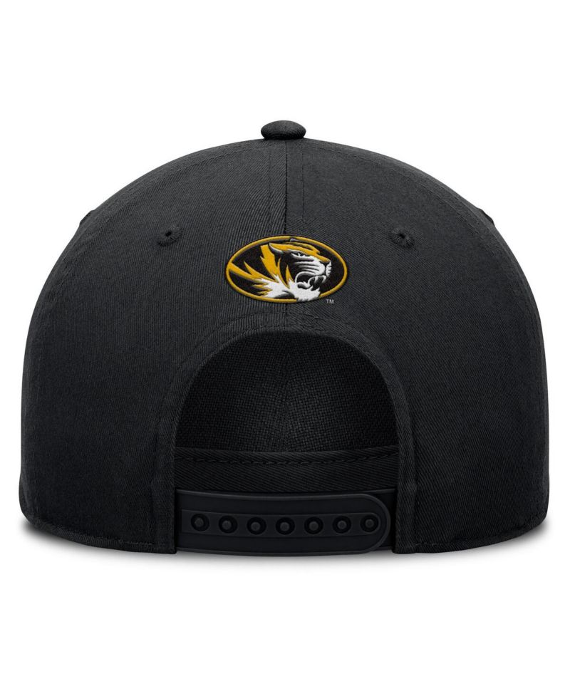 Men's Black Missouri Tigers Foul Ball Rope Adjustable Hat
