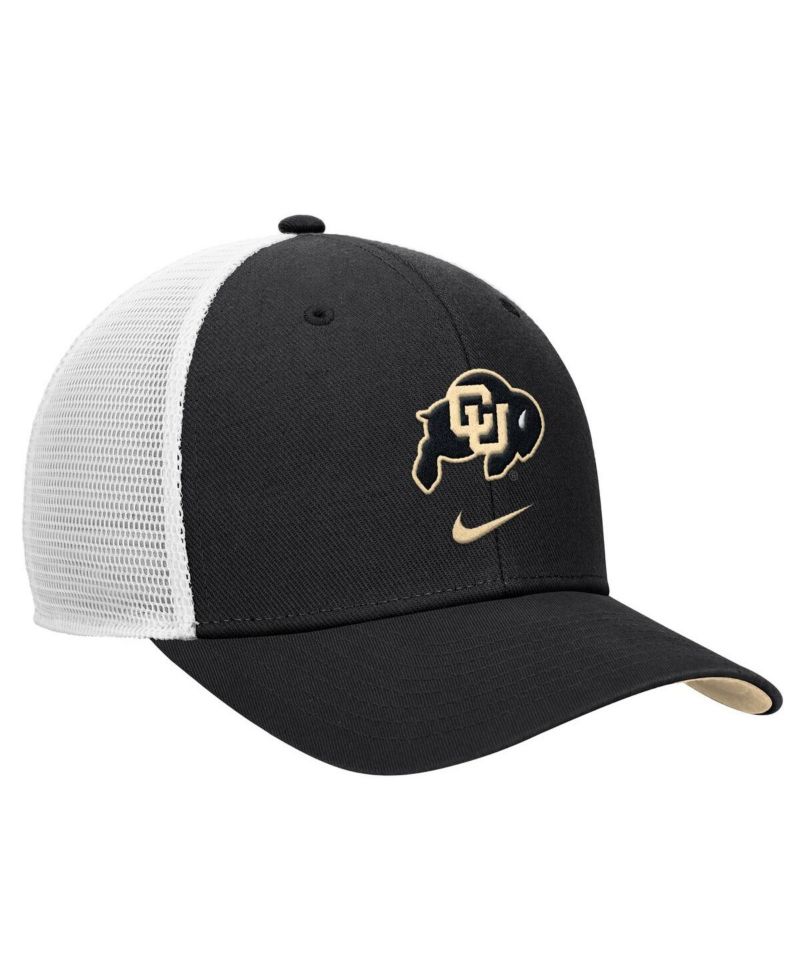 Men's Black Colorado Buffaloes Rise Trucker Dri-FIT Adjustable Hat