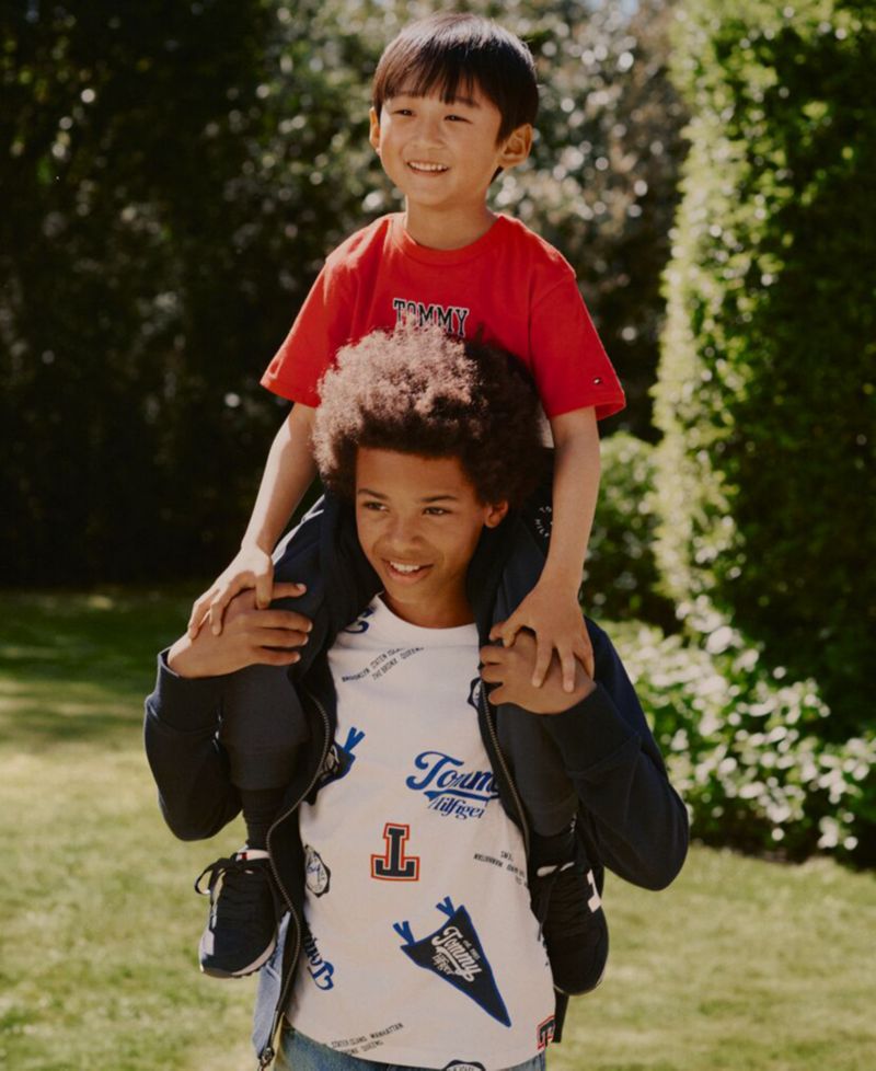 Boys' 8-20 Collegiate AOP Short-Sleeve T-Shirt