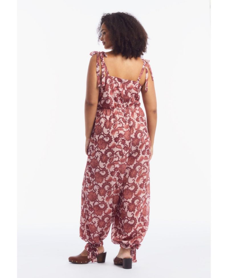Women's Crinkle Chiffon Jumpsuit