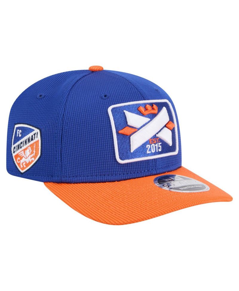 Men's Blue/Orange FC Cincinnati 2025 Jersey Hook 9SEVENTY Stretch-Snap Hat