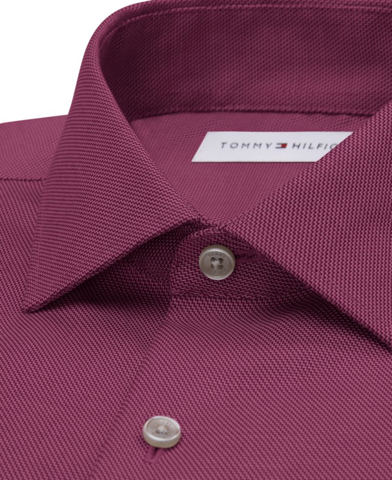 Men's Flex Stretch Classic-Fit Spread-Collar Dress Shirt