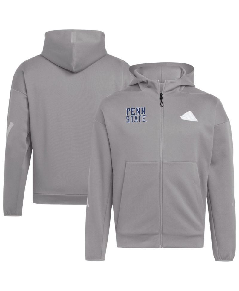 Men's Gray Penn State Nittany Lions Z.N.E Full-Zip Hoodie