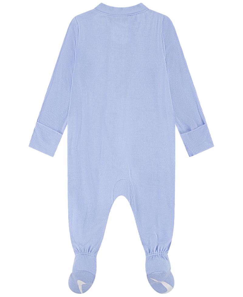 Baby Boys' and Baby Girls' Ribbed Viscose Footed Coverall