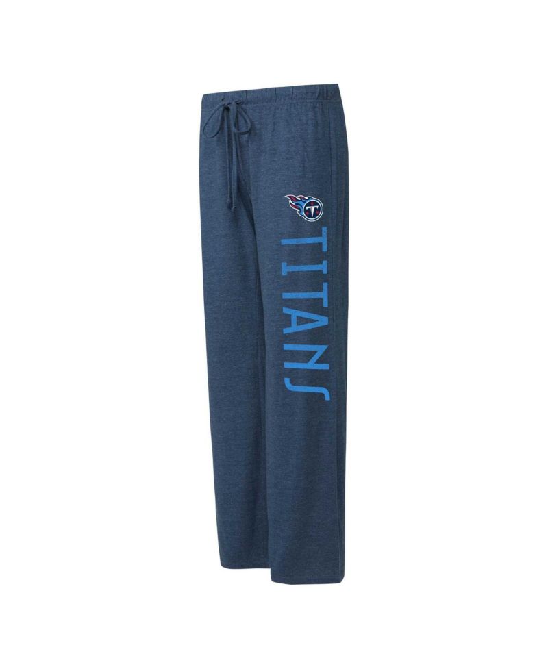 Women's Navy, Charcoal Distressed Tennessee Titans Muscle Tank Top and Pants Lounge Set