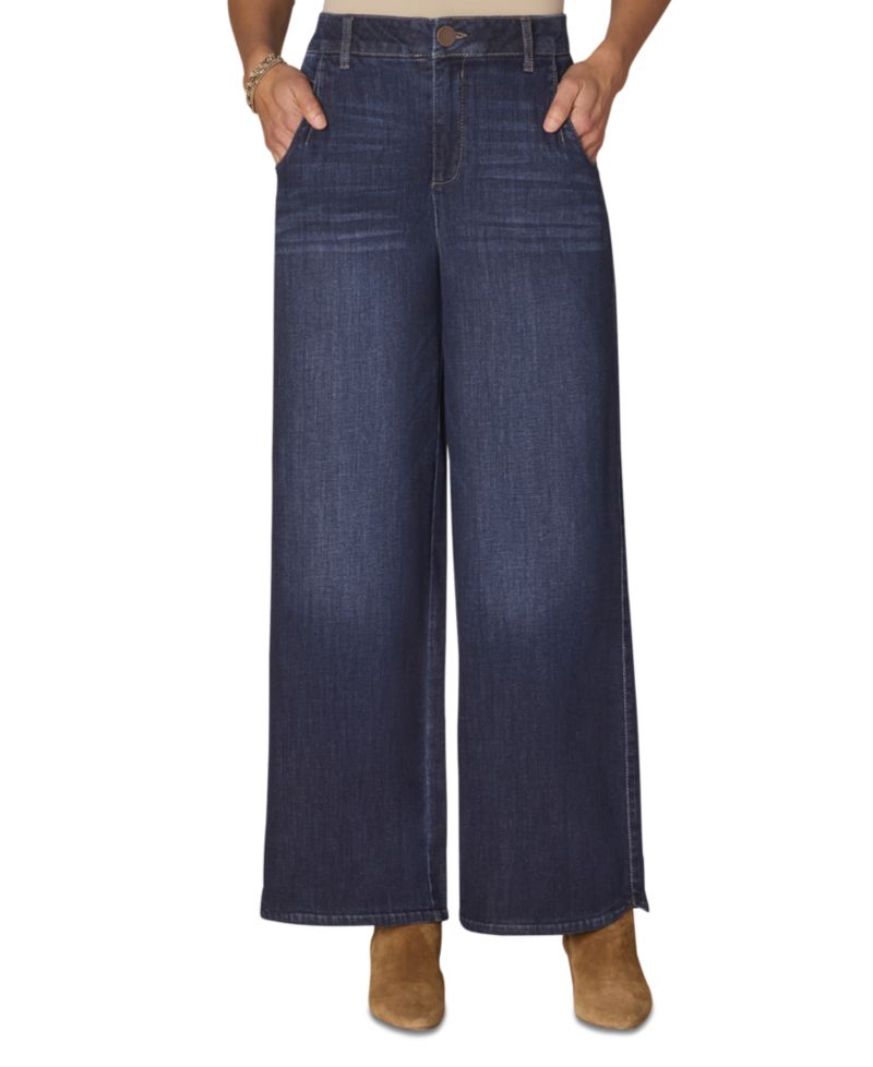 Petite "Ab"solution Skyrise Wide-Leg Pants