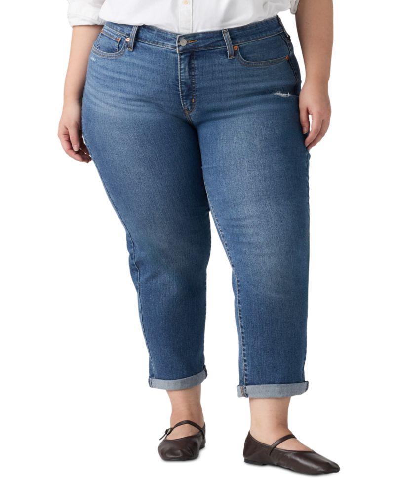 Trendy Plus Size Boyfriend Jeans