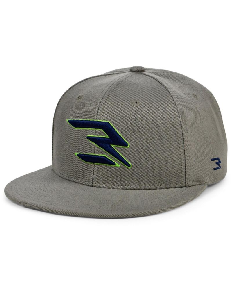 Men's Gray, Navy Fashion Snapback Adjustable Hat