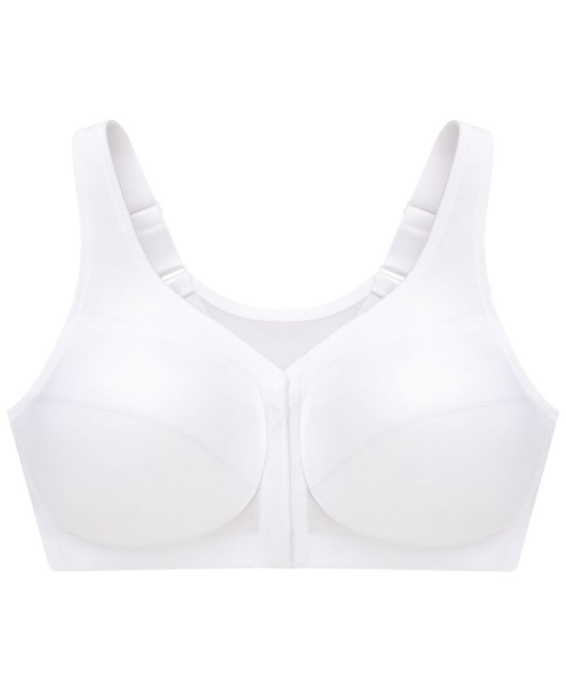 Women's Full Figure Plus Size MagicLift Front Close Posture Back Support Bra 1265