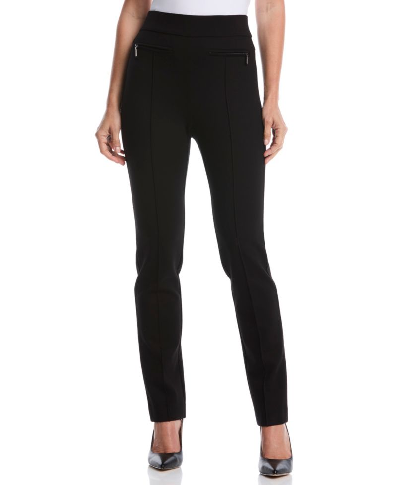 Petite Ponte Slim Leg Pants