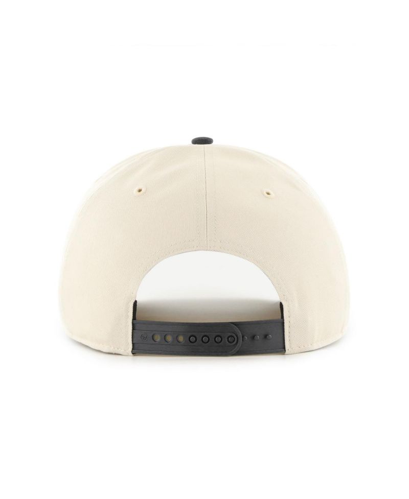 Men's Cream/Black Carolina Hurricanes Logo 2-Tone Hitch Adjustable Hat