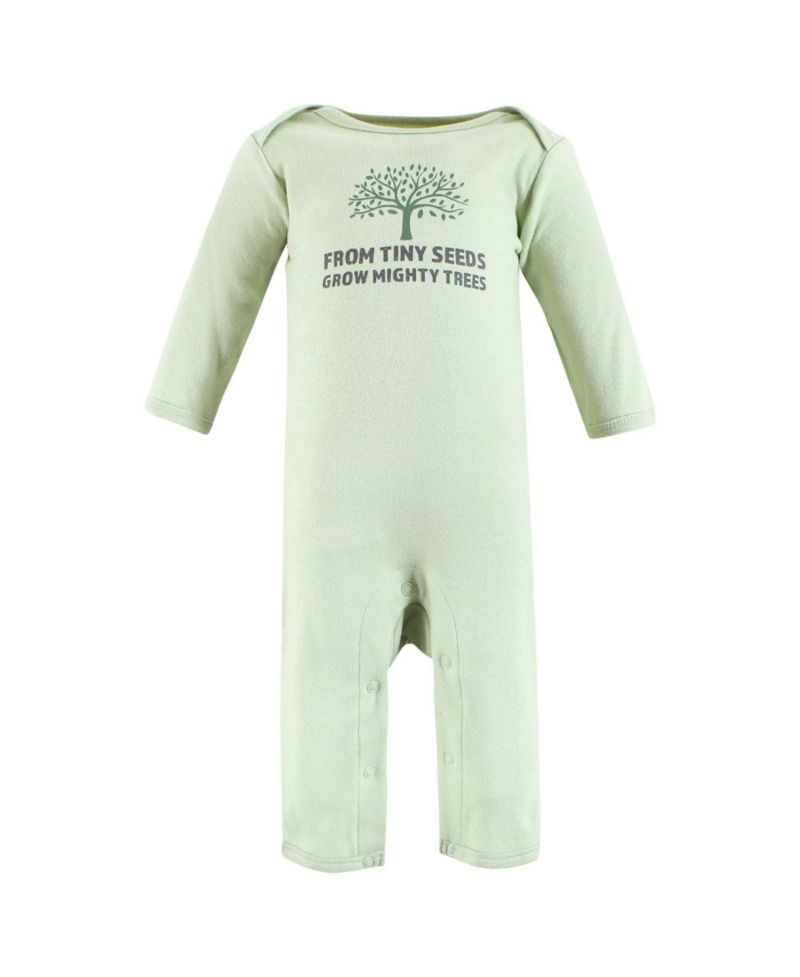 Baby Boys Unisex Natural Double Coverall Set