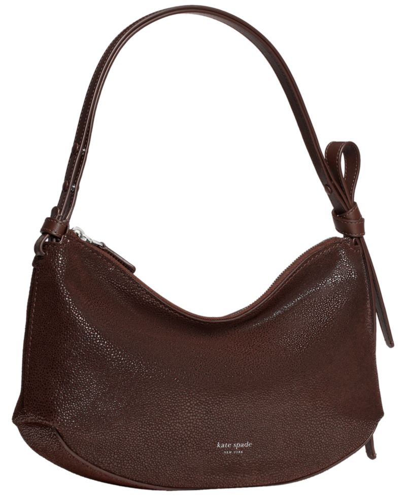 Loop Dot Medium Leather Shoulder Handbag