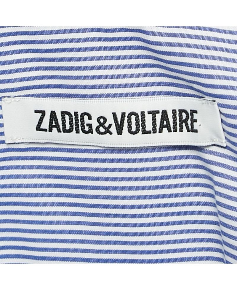 Men's Blue Stripe Cotton Button Front Shirt