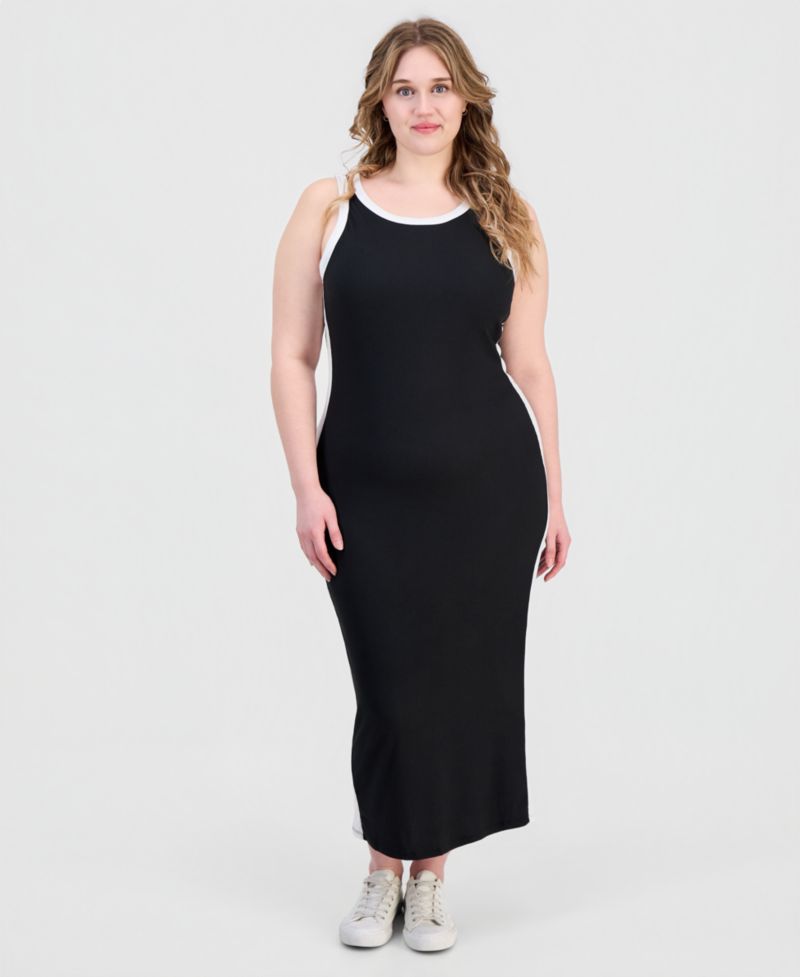 Trendy Plus Size Bodycon Maxi Dress