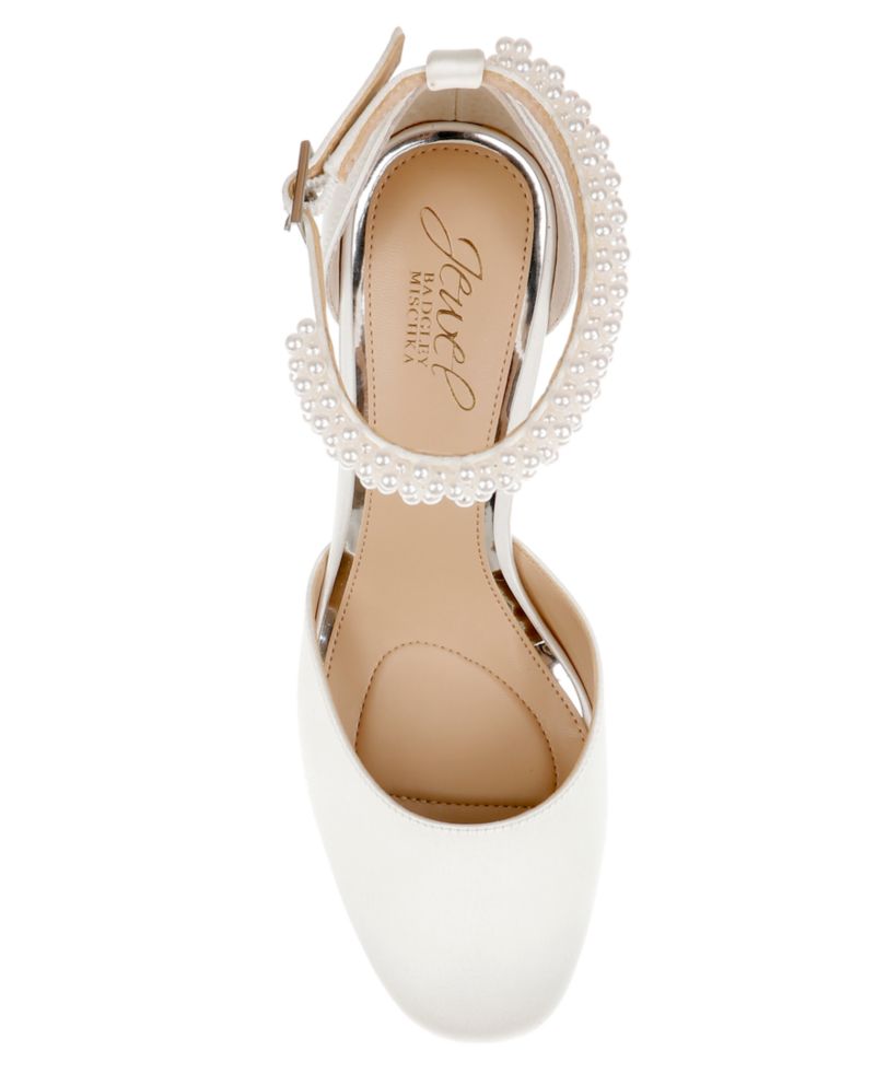 Women's Noble Bridal Block Heel Pumps