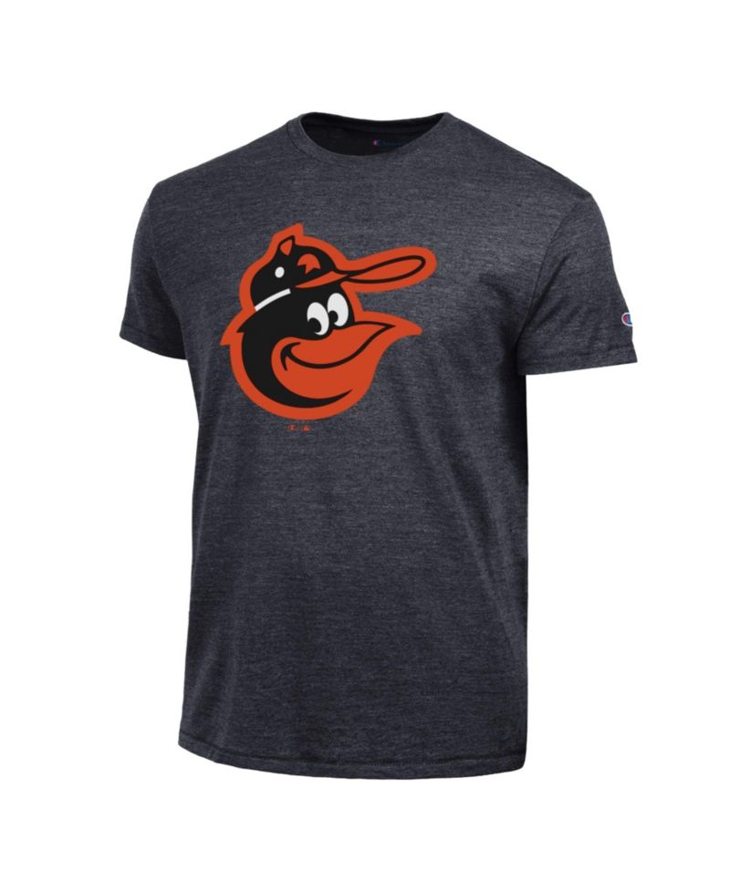 Men's Black Baltimore Orioles Cooperstown Logo Tri-Blend T-Shirt