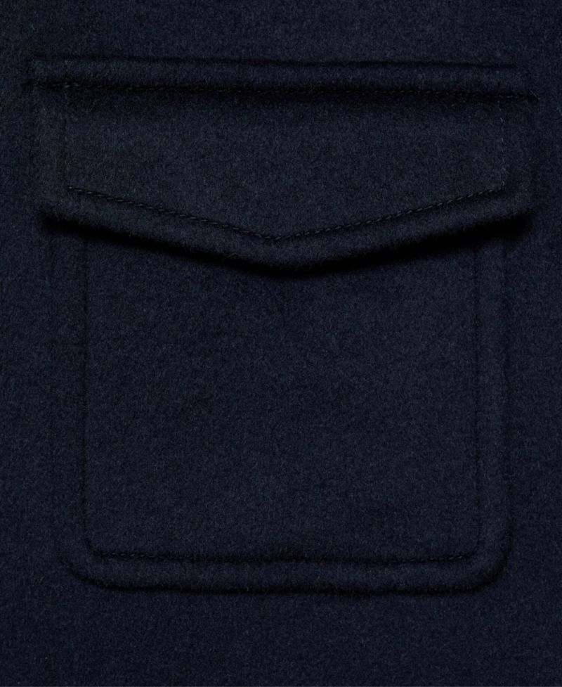 Women's Pockets Detail Wool-Blend Jacket