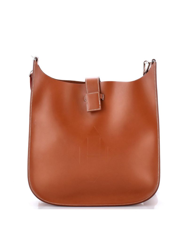 Pre-Owned Hermes 29 Evelyne Sellier Bag Vache Hunter