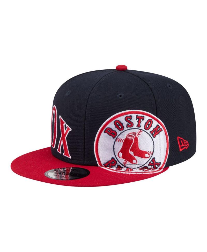 Men's Navy/Red Boston Red Sox Stretched Two-Tone 9FIFTY Adjustable Hat