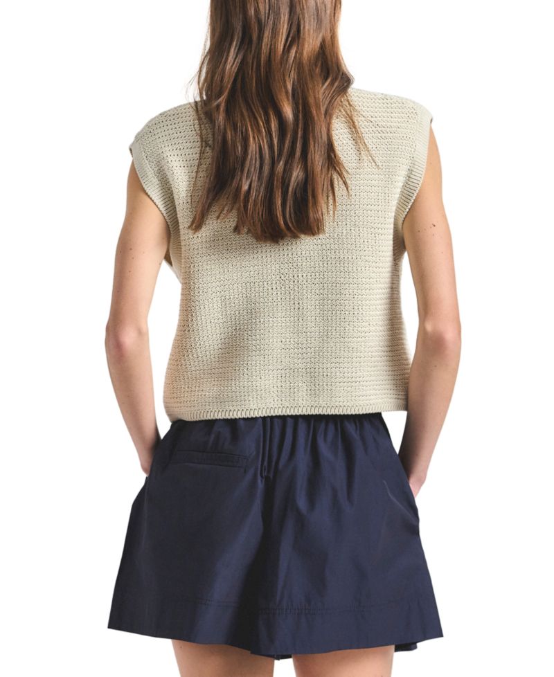 Women's Vivienne Mesh Knit Sleeveless Sweater