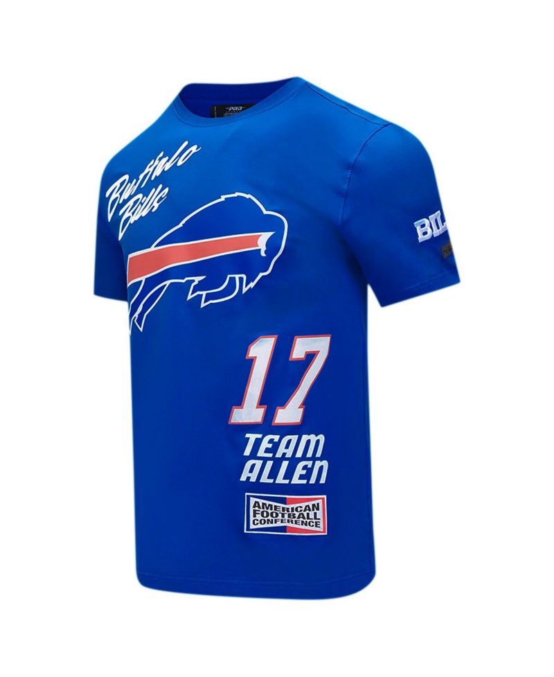 Men's Josh Allen Royal Buffalo Bills Fast Lane Name & Number Player T-Shirt