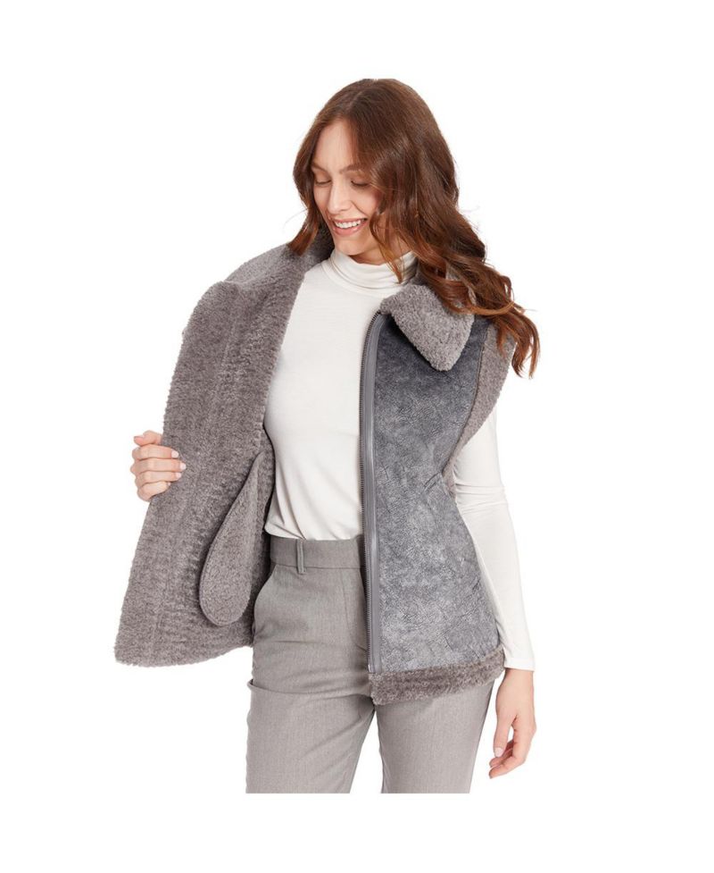 Women's Sarah Faux Shearling Vest