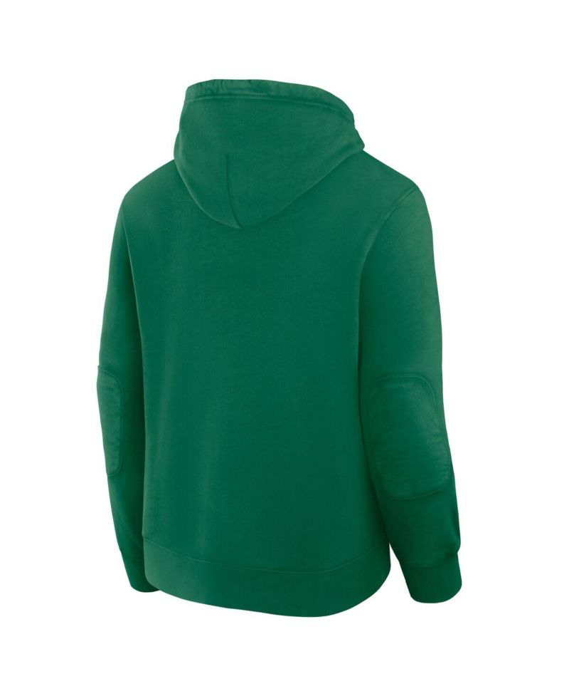 Men's Kelly Green Minnesota North Stars Decades Collection Tradition Fleece Pullover Hoodie