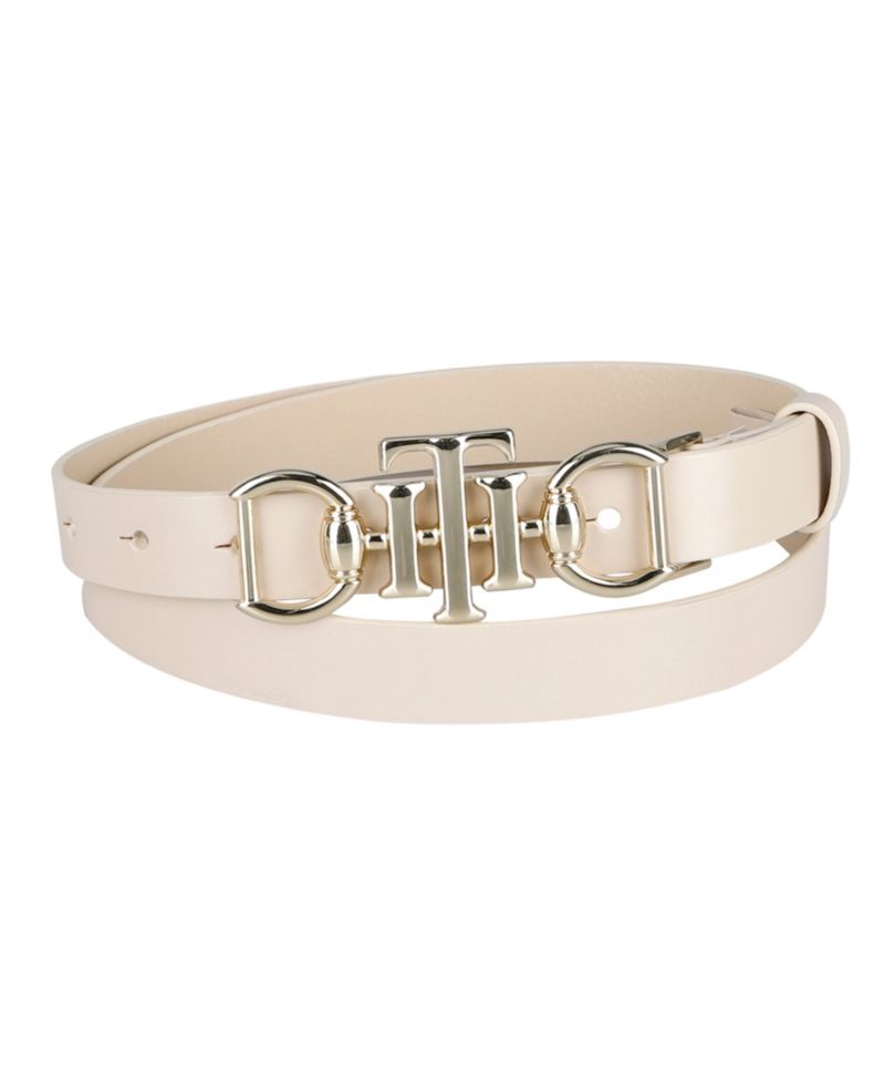 Women's Skinny Double Ended Horsebit Buckle Dress Casual Belt