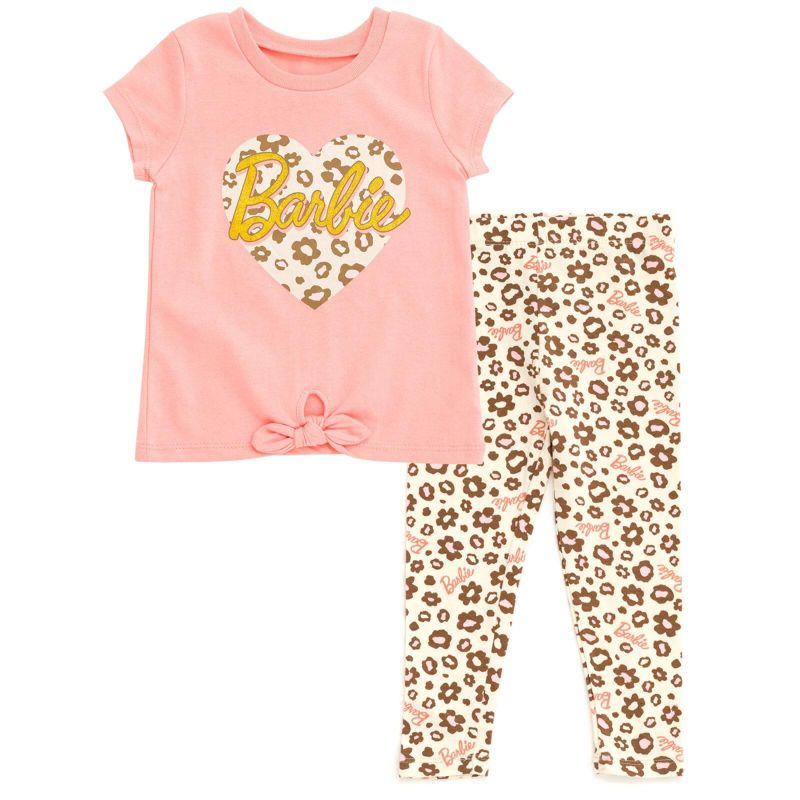 Toddler Girls 2-Piece T-Shirt and Leggings Set