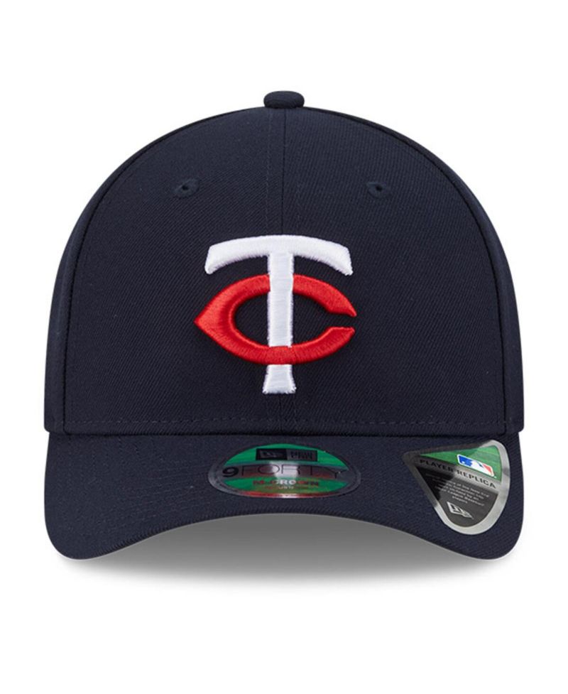 Men's Navy Minnesota Twins Player Replica 9FORTY Adjustable Hat
