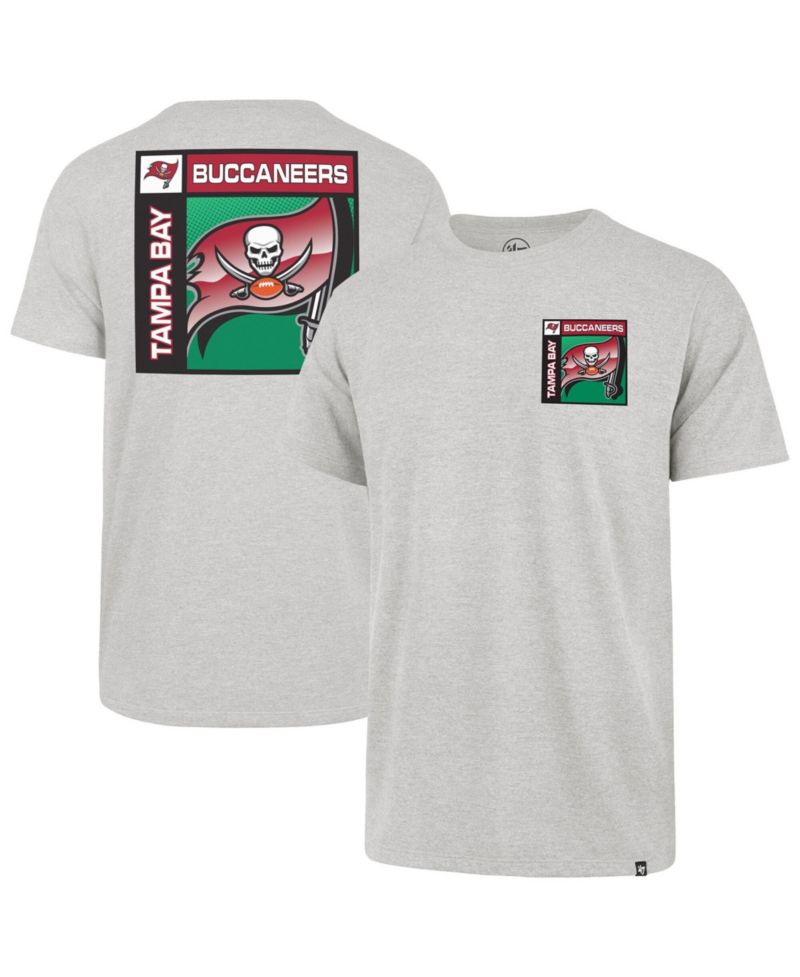 Men's Gray Tampa Bay Buccaneers Chrome Plate Franklin T-Shirt