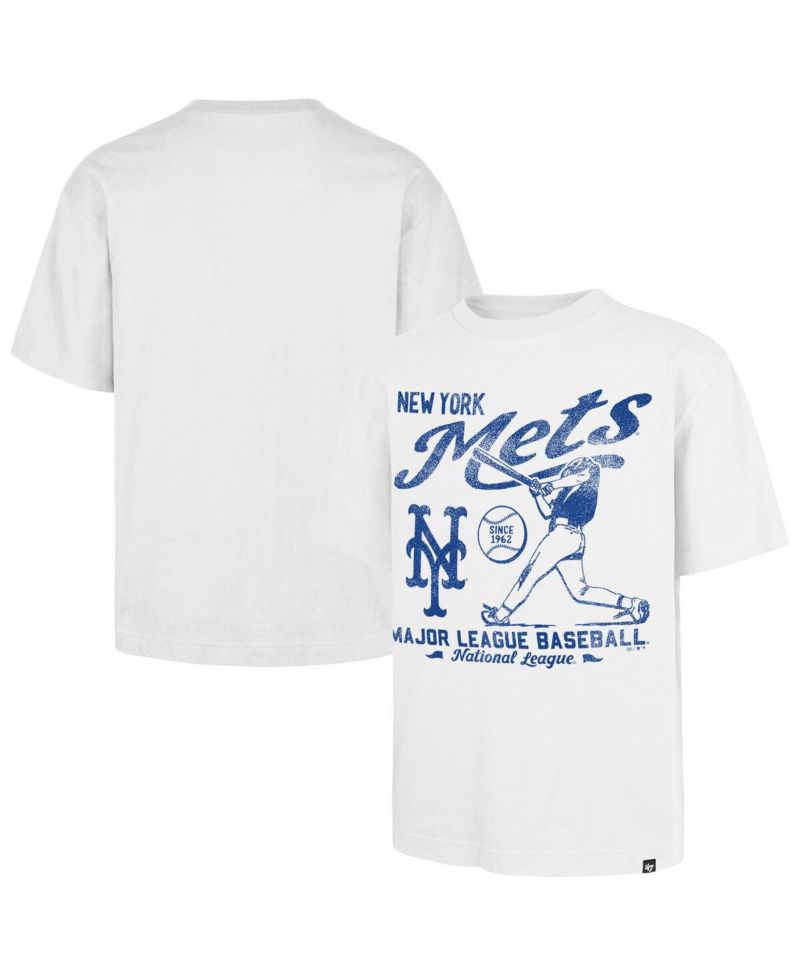 Men's White New York Mets Regional Batter Foundation T-Shirt