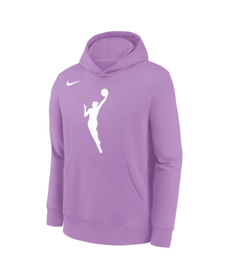 Big Boys and Girls Violet WNBA Essential Team Hoodie