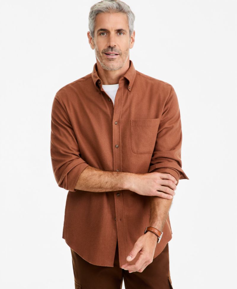 Men's Long-Sleeve Flannel Shirt
