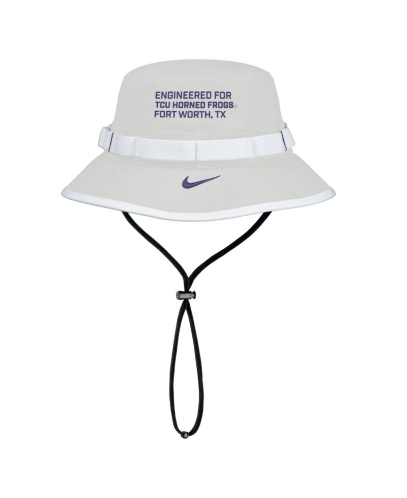 Men's Gray TCU Horned Frogs 2025 On-Field Boonie Performance Bucket Hat