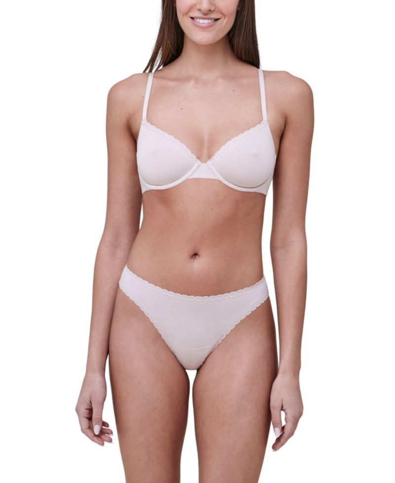 Women's Adorned Cotton Underwire Bra